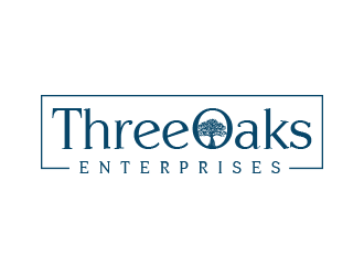 Three Oaks Enterprises logo design by BeDesign