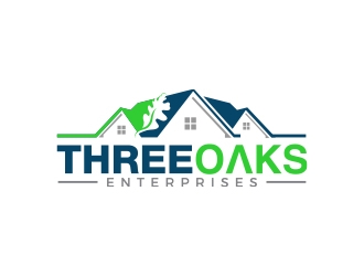 Three Oaks Enterprises logo design by MarkindDesign