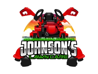 Johnsons Lawn Care logo design by AamirKhan