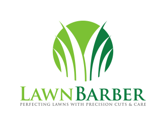 Lawn Barber  logo design by lexipej