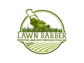 Lawn Barber  logo design by AYATA