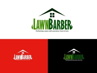 Lawn Barber  logo design by linkcoepang