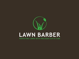 Lawn Barber  logo design by Kebrra