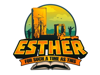 ESTHER For Such A Time As This logo design by DreamLogoDesign