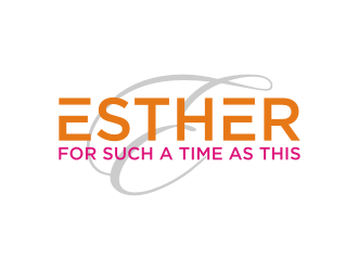 ESTHER For Such A Time As This logo design by rief