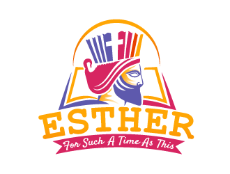 ESTHER For Such A Time As This logo design by Suvendu