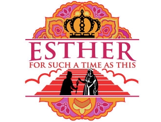 ESTHER For Such A Time As This logo design by maze