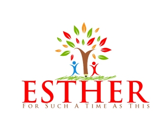 ESTHER For Such A Time As This logo design by AamirKhan