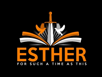 ESTHER For Such A Time As This logo design by AamirKhan