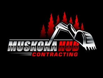 Muskoka Hub Contracting logo design by DreamLogoDesign