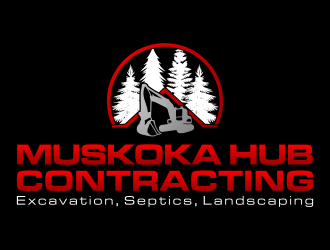 Muskoka Hub Contracting logo design by Purwoko21