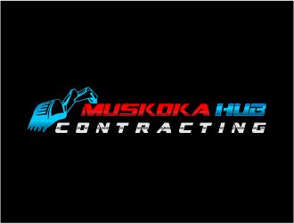 Muskoka Hub Contracting logo design by up2date