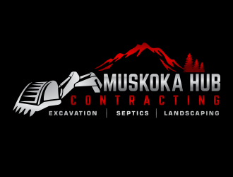 Muskoka Hub Contracting logo design by agus