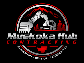 Muskoka Hub Contracting logo design by agus