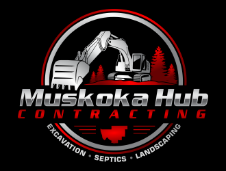 Muskoka Hub Contracting logo design by agus