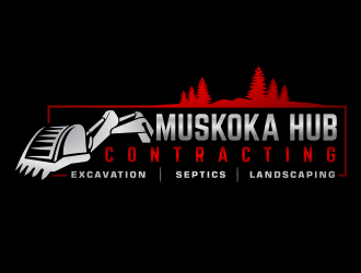 Muskoka Hub Contracting logo design by agus