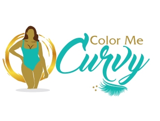 Color Me Curvy logo design by AamirKhan