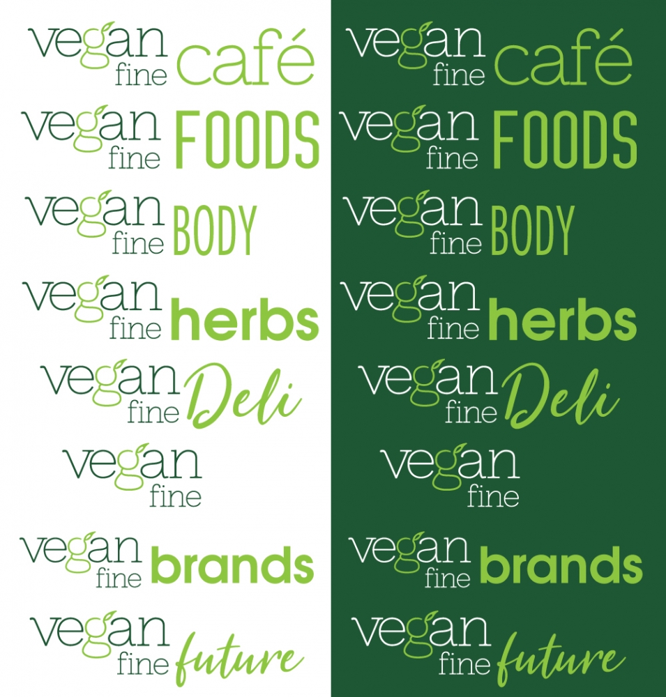 Vegan Fine Foods Logo Design