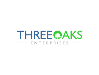 Three Oaks Enterprises logo design by yunda