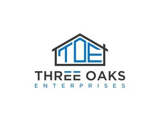 Three Oaks Enterprises logo design by javaz
