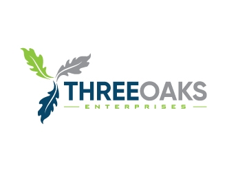 Three Oaks Enterprises logo design by Erasedink
