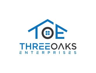 Three Oaks Enterprises logo design by javaz