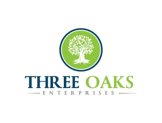 Three Oaks Enterprises logo design by Erasedink