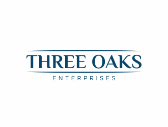 Three Oaks Enterprises logo design by agus