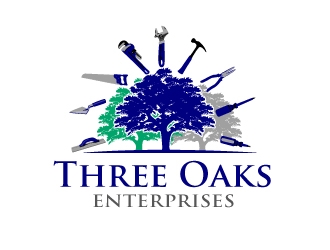 Three Oaks Enterprises logo design by aRBy