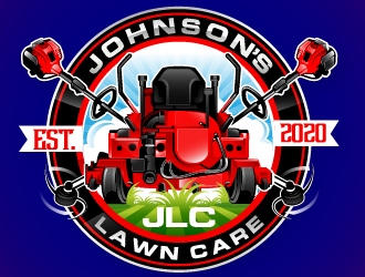 Johnsons Lawn Care logo design by Suvendu