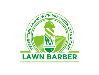 Lawn Barber  logo design by ramapea