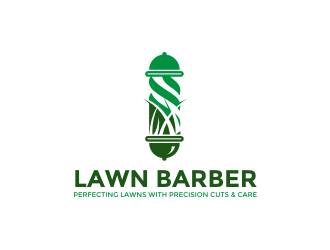 Lawn Barber  logo design by ramapea