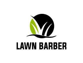 Lawn Barber  logo design by JessicaLopes