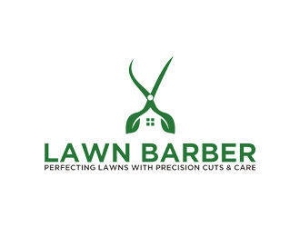 Lawn Barber  logo design by Rizqy