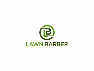 Lawn Barber  logo design by azizah