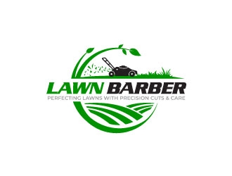 Lawn Barber  logo design by zinnia