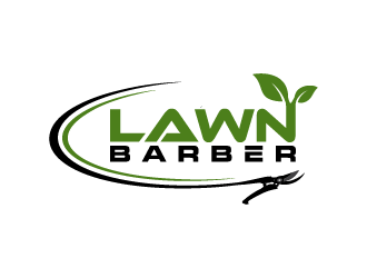 Lawn Barber  logo design by Andri