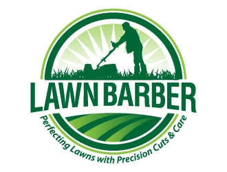 Lawn Barber  logo design by jaize