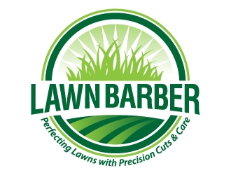 Lawn Barber  logo design by jaize
