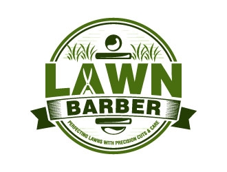 Lawn Barber  logo design by J0s3Ph