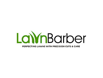 Lawn Barber  logo design by logolady