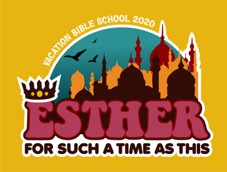 ESTHER For Such A Time As This logo design by coco
