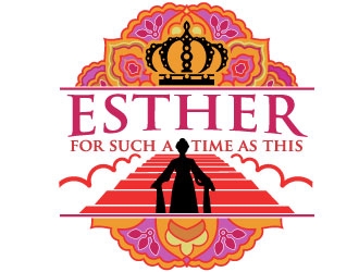 ESTHER For Such A Time As This logo design by maze