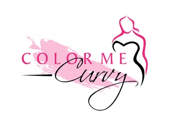 Color Me Curvy logo design by MAXR