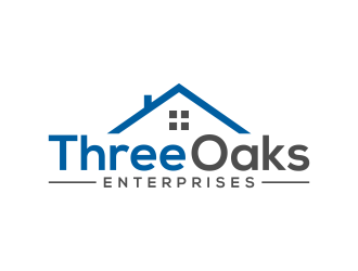Three Oaks Enterprises logo design by ubai popi