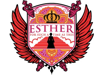 ESTHER For Such A Time As This logo design by maze