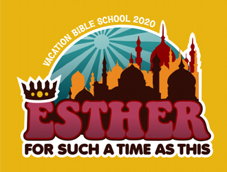 ESTHER For Such A Time As This logo design by coco