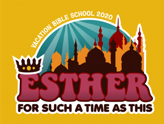 ESTHER For Such A Time As This logo design by coco