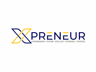 Xpreneur logo design by mutafailan