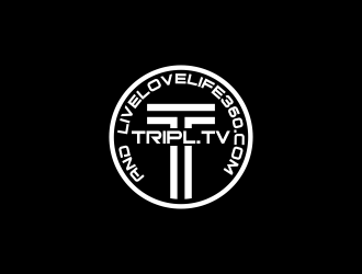 TripL.TV and LiveLoveLife360.com logo design by oke2angconcept